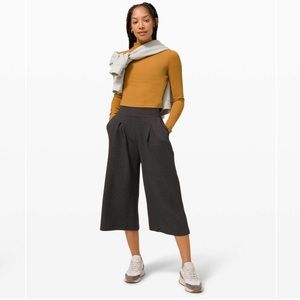 Lululemon Can You Feel The Pleat Crop Pants